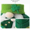 2 Pcs St Patrick's Day Gnome Plush Dolls Set, Shamrock Shelf Sitter Decor