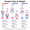 Christmas Plush Dolls with Retractable Legs, Santa Snowman Reindeer Standing Decor