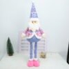 Large Christmas Plush Dolls with Retractable Legs, Santa Snowman Reindeer Decor