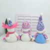 Christmas Tabletop Decorations, Plush Santa Snowman Reindeer Decor Set