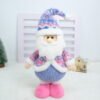 Christmas Plush Dolls with Retractable Legs, Santa Snowman Reindeer Standing Decor