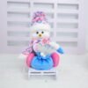 Christmas Plush Toys Set, Santa Snowman Reindeer Dolls for Holiday Decor