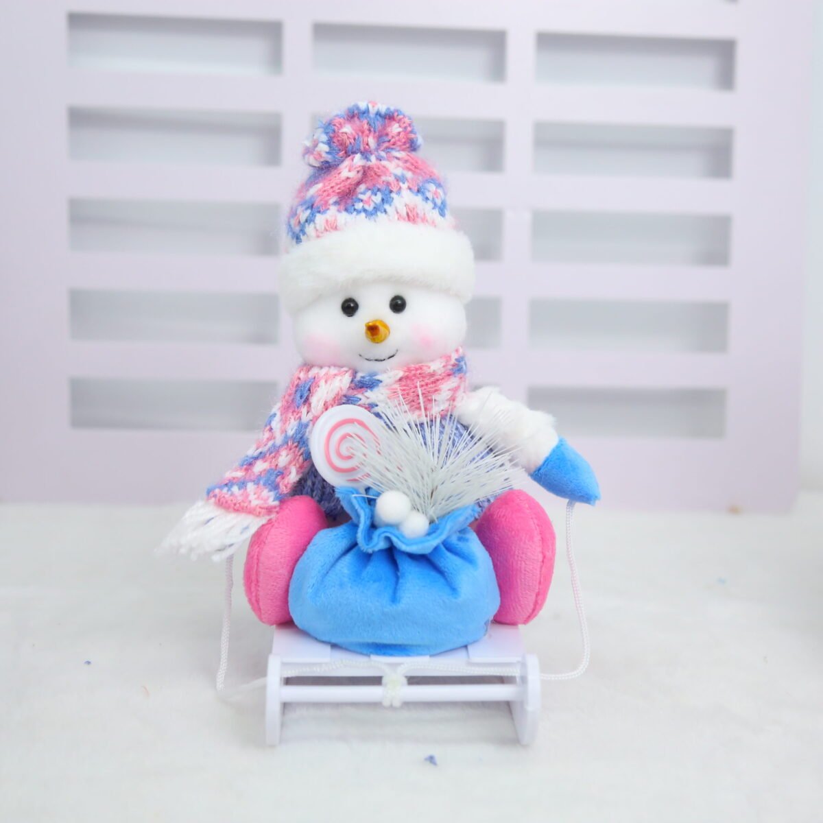 Christmas Plush Toys Set, Santa Snowman Reindeer Dolls for Holiday Decor