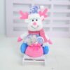 Christmas Plush Toys Set, Santa Snowman Reindeer Dolls for Holiday Decor
